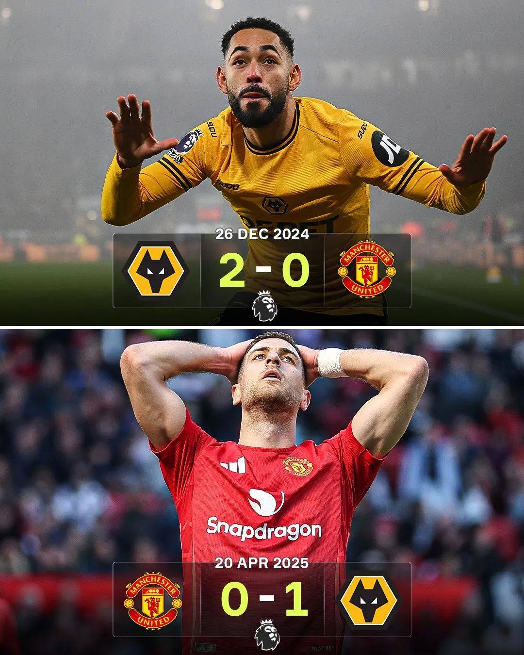 狼队主场大败，曼联艰难胜出的简单介绍