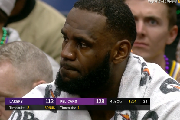 湖人惨败鹈鹕:莱昂纳德受伤提前下场 湖人惨败鹈鹕:莱昂纳德受伤提前下场